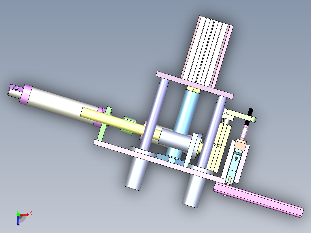 R400 烘焙面团自动分切推车俯视图