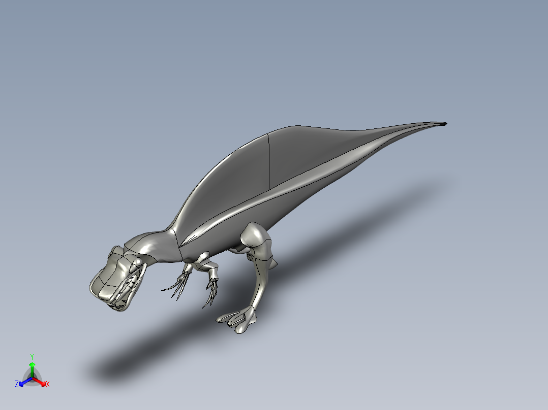 恐龙(12)正等轴测图