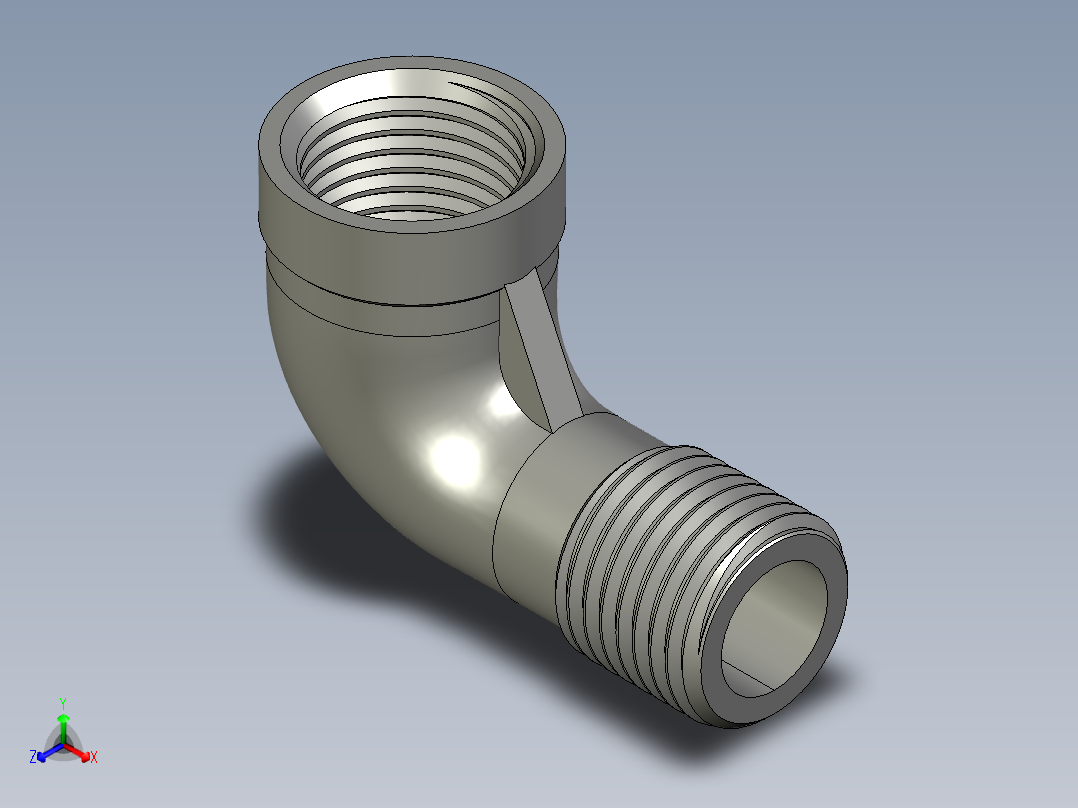 螺纹管弯头-等径内外丝 DN10