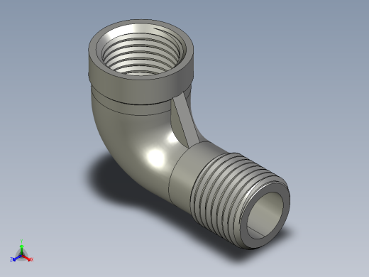 螺纹管弯头-等径内外丝 DN10