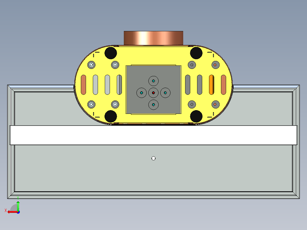 啤酒机设计后视图