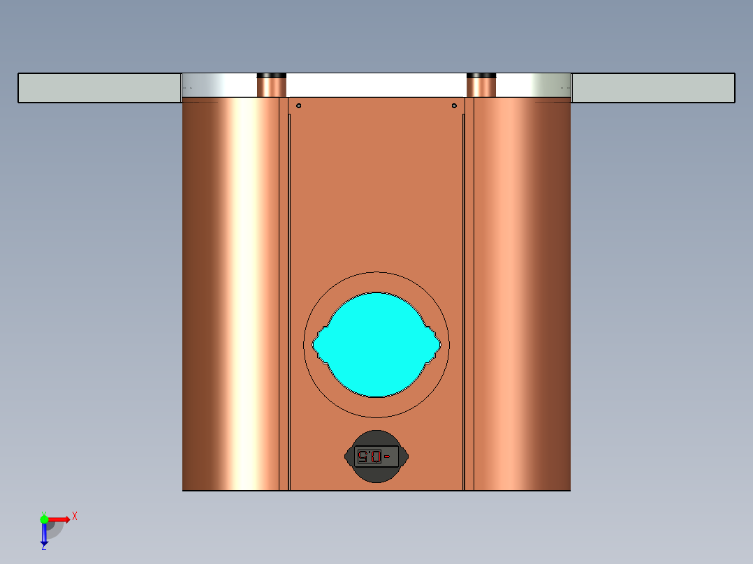 啤酒机设计俯视图