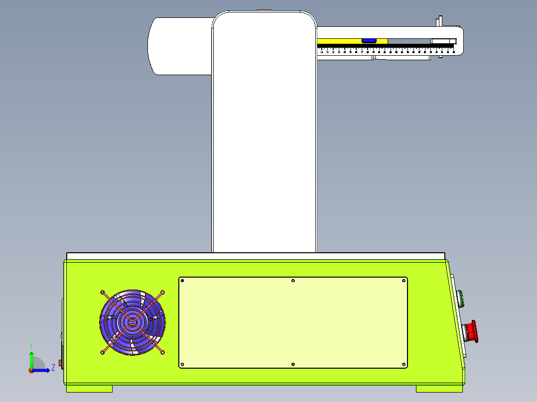 笔记本翻盖测试左视图