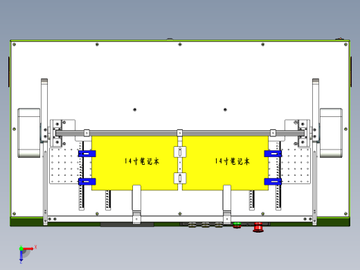 笔记本翻盖测试俯视缩略图