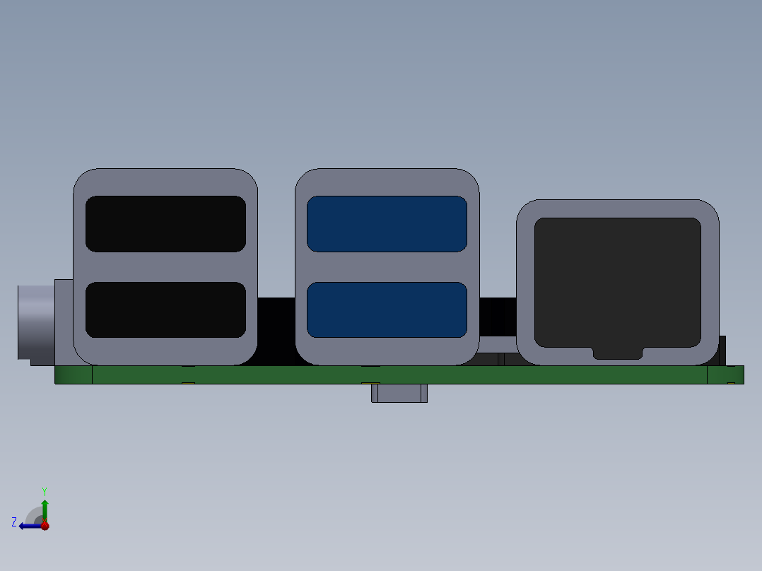 A0003967-树莓派 4B 型号右视图