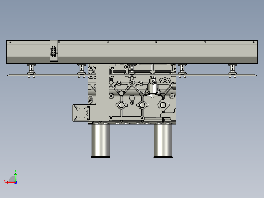 预装线1500标准段-缸套后视图