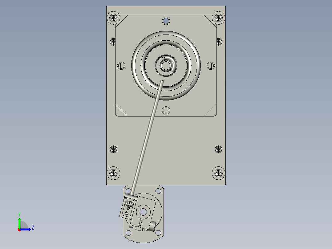 涂油模块左视图