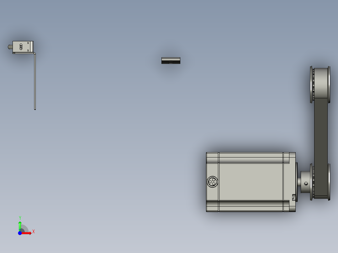 YQ17001-09下料输送带前视图