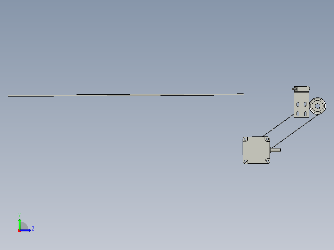 YQ17001-09下料输送带左视图