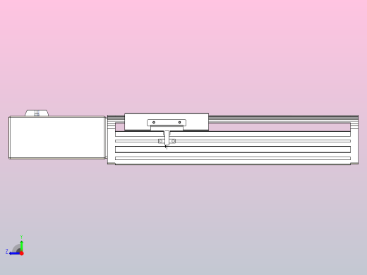 皮带直线轴半封闭可选导轨TPA-HNB-140D-120-L150-MR-C-P40-N3右视缩略图