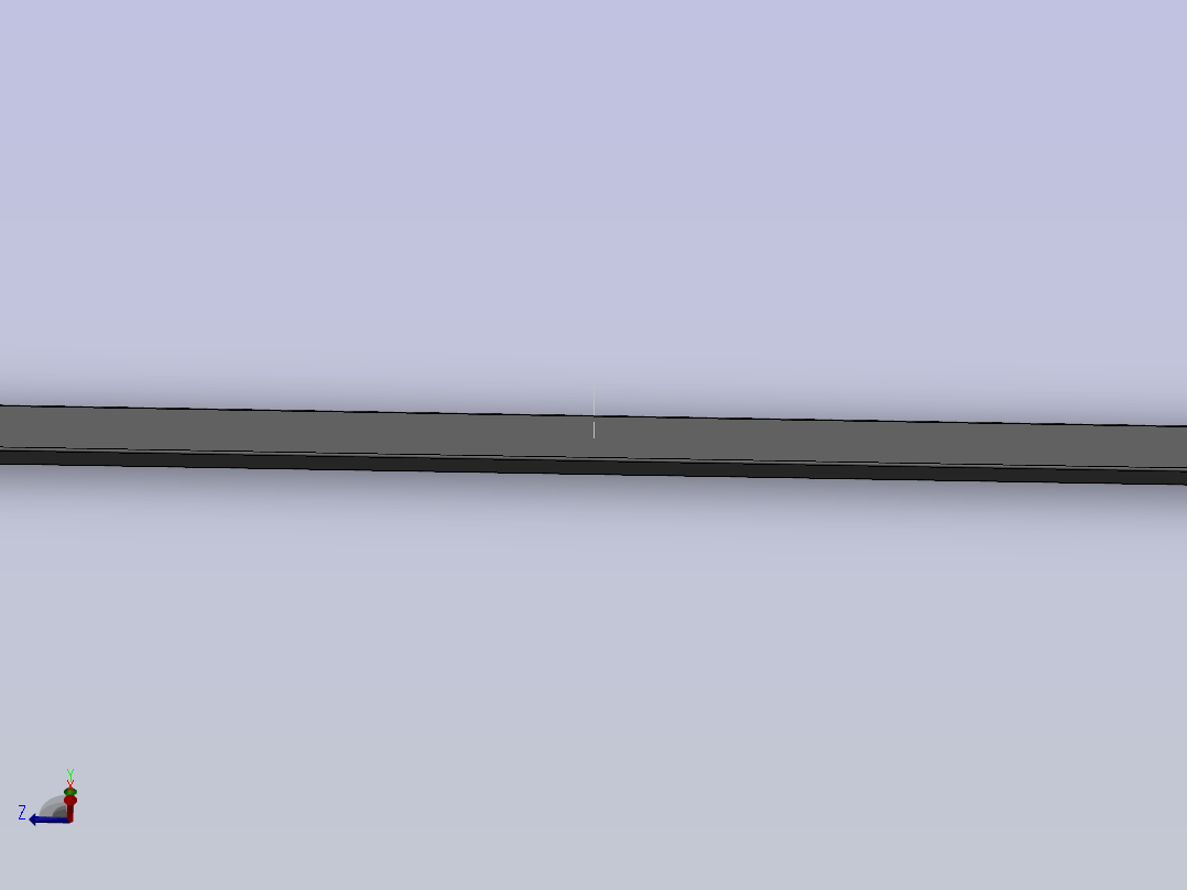 方通40×20×1．2x970(普通钢)主视图