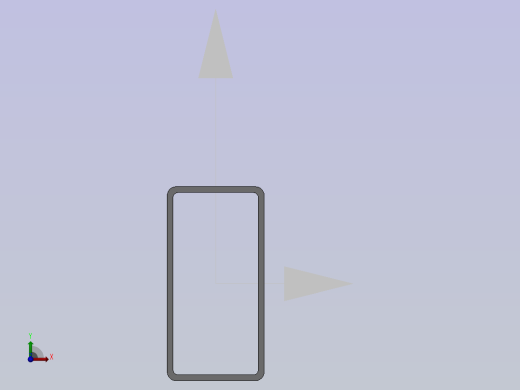 方通40×20×1．2x970(普通钢)前视缩略图