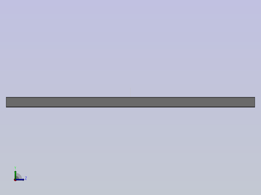 方通40×20×1．2x970(普通钢)左视图