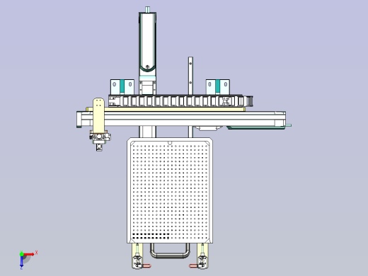 led组装机3D图纸俯视缩略图