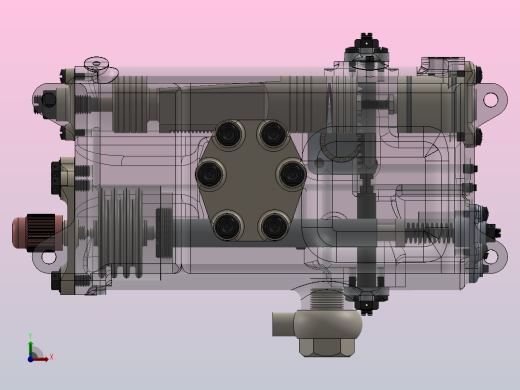 蝰蛇8喷气发动机BFCU(气压流量控制装置)前视缩略图