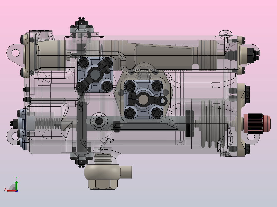 蝰蛇8喷气发动机BFCU(气压流量控制装置)后视图