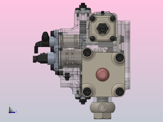 蝰蛇8喷气发动机BFCU(气压流量控制装置)左视缩略图