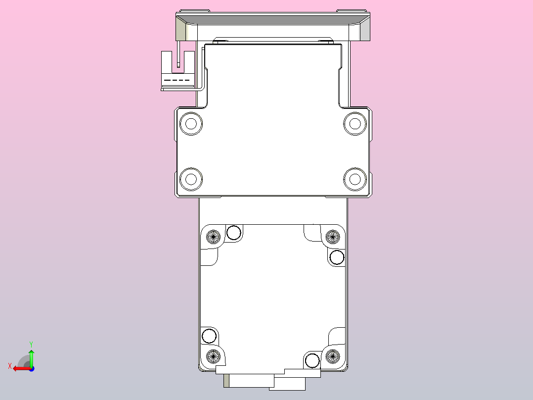 滚珠丝杠线性轴TPA-GCRS-80-1610C-L300-MP-M20-N3后视图