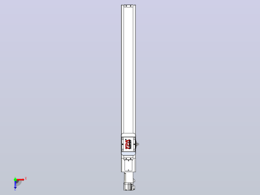 滚珠丝杠直线轴带导轨全封闭TPA-HCR-65S-1610C-L550-M-C-P10-N3俯视缩略图