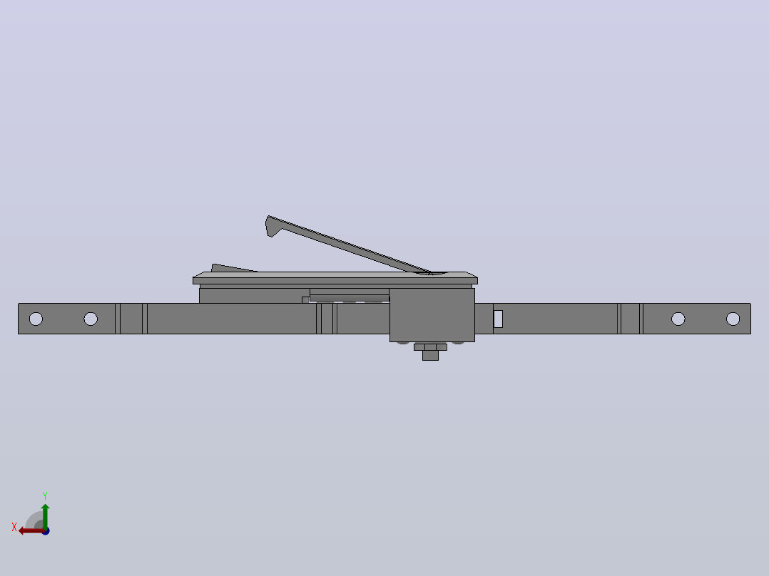 MS731-1[MS731-1]锁，柜锁主视图