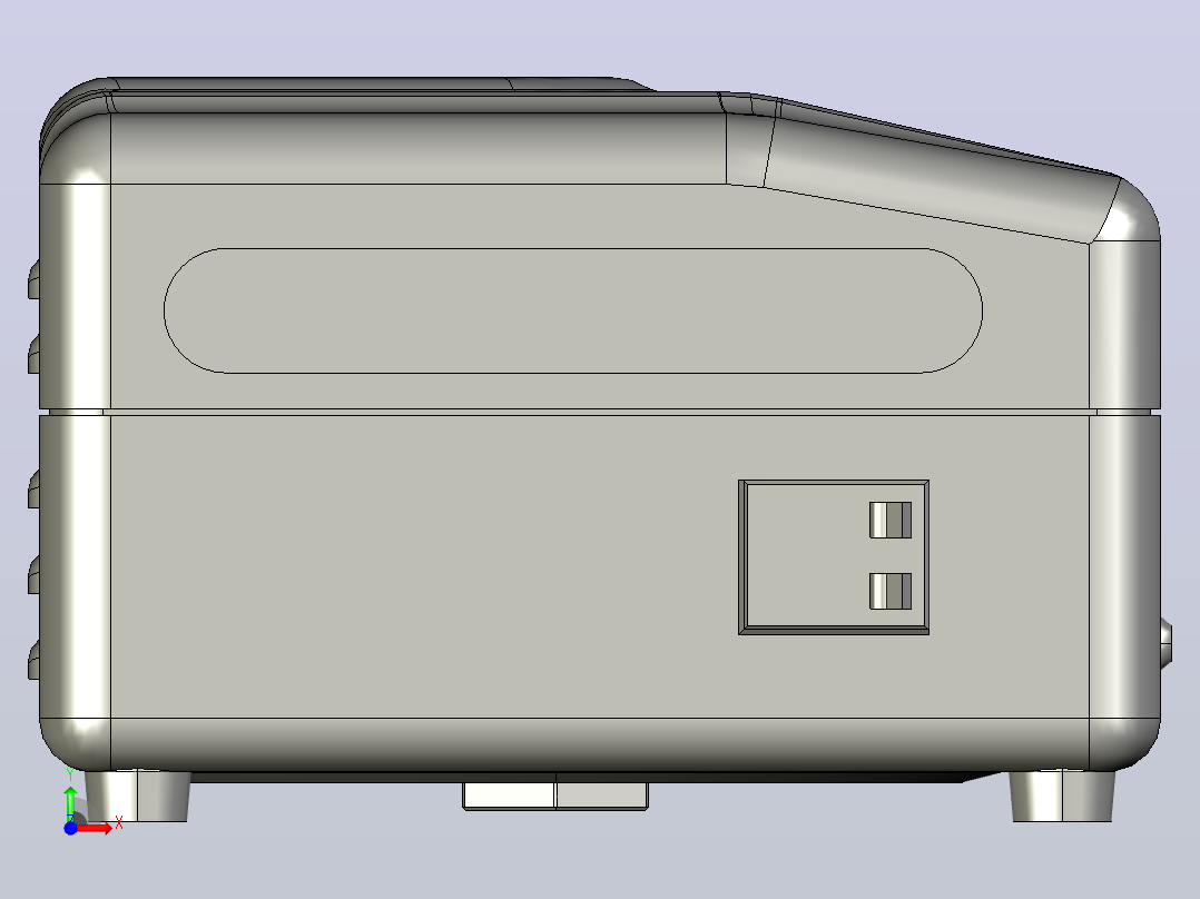 TM-10自动交流稳压器三维模型202101前视图