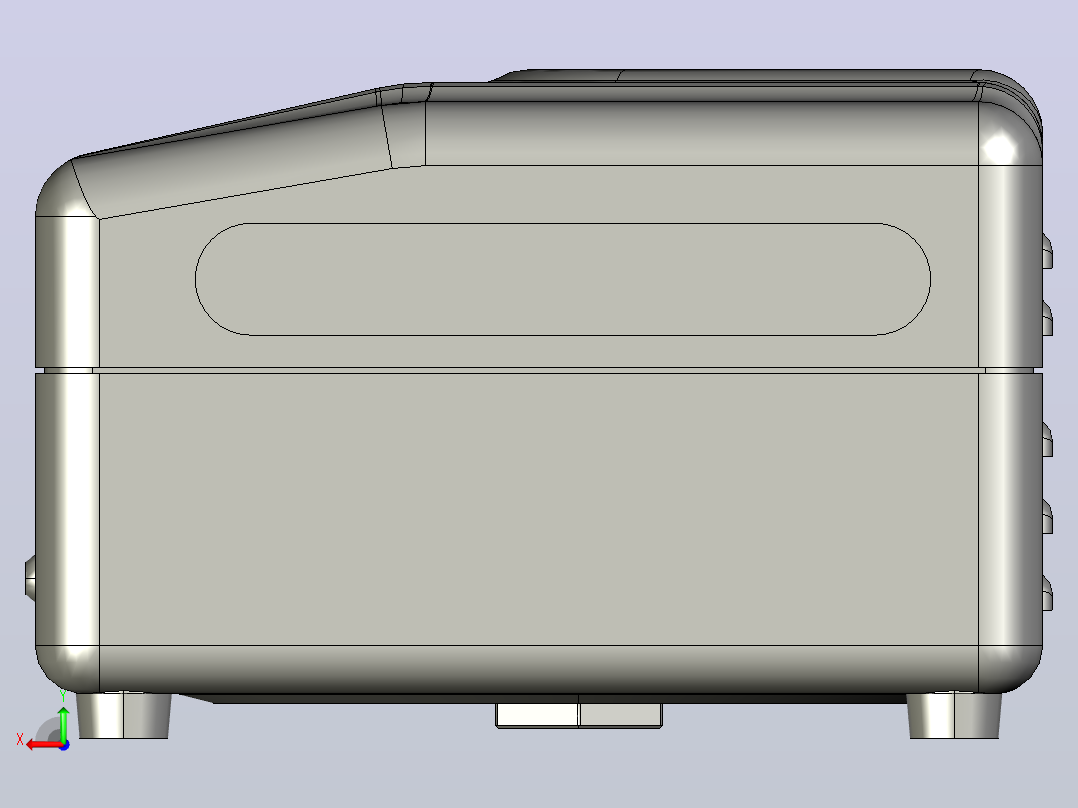 TM-10自动交流稳压器三维模型202101后视图