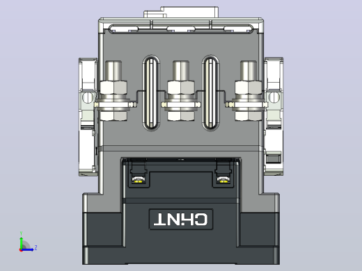 NC5NE-320S_360S 3P 交流接触器三维模型202406左视缩略图