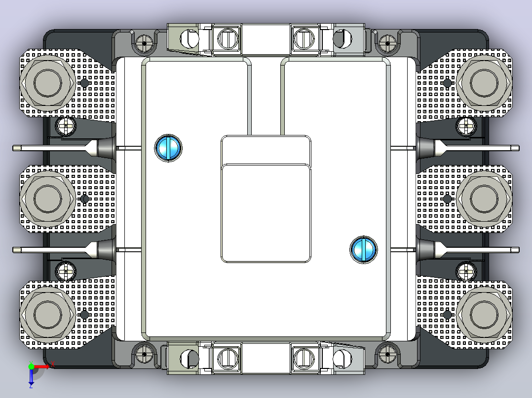 NC5NE-320S_360S 3P 交流接触器三维模型202406俯视图