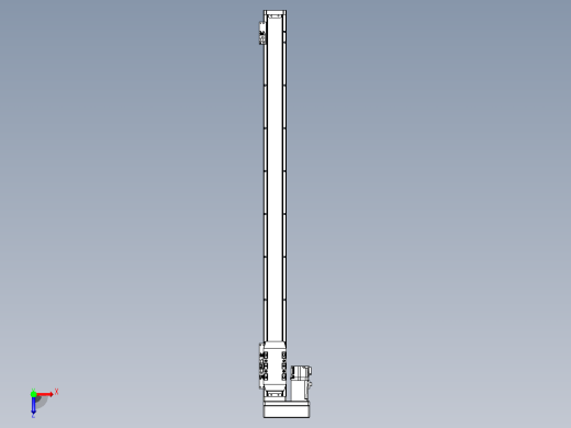 滚珠丝杠直线轴内置导轨TPA-GCR-50-1210C-L750-ML-M10-N3俯视缩略图