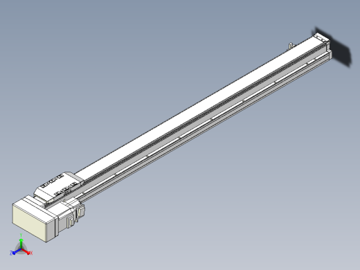 滚珠丝杠直线轴内置导轨TPA-GCR-50-1210C-L750-ML-M10-N3正等轴测缩略图