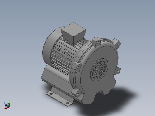DG-300系列[DG-300-16]高压鼓风机正等轴测缩略图