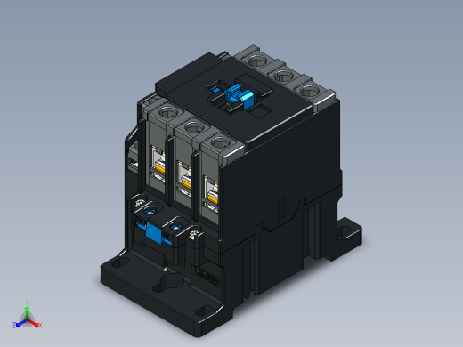 NXCF-40～65交流接触器三维模型202412