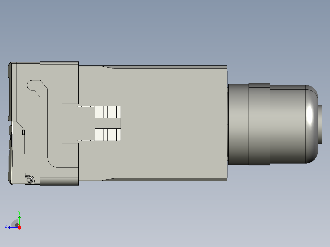 NJS1-2Z时间继电器三维模型202203右视图