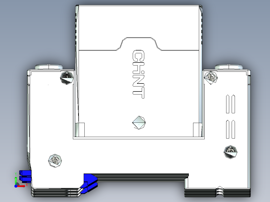 正泰电涌保护器NXU-Ⅱ 40kA_385V 3P前视图