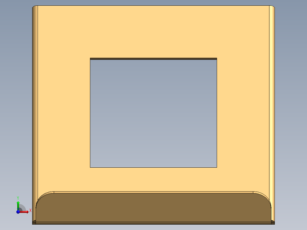 手机简易支架前视图