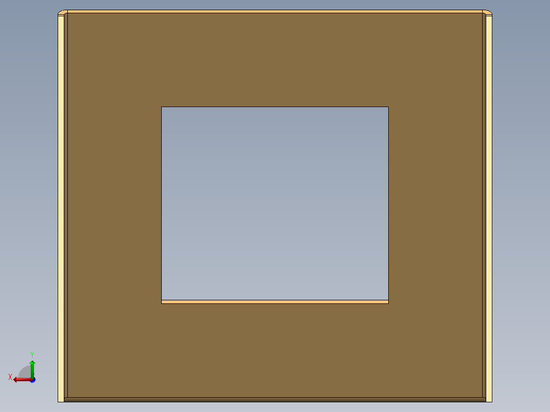 手机简易支架后视图