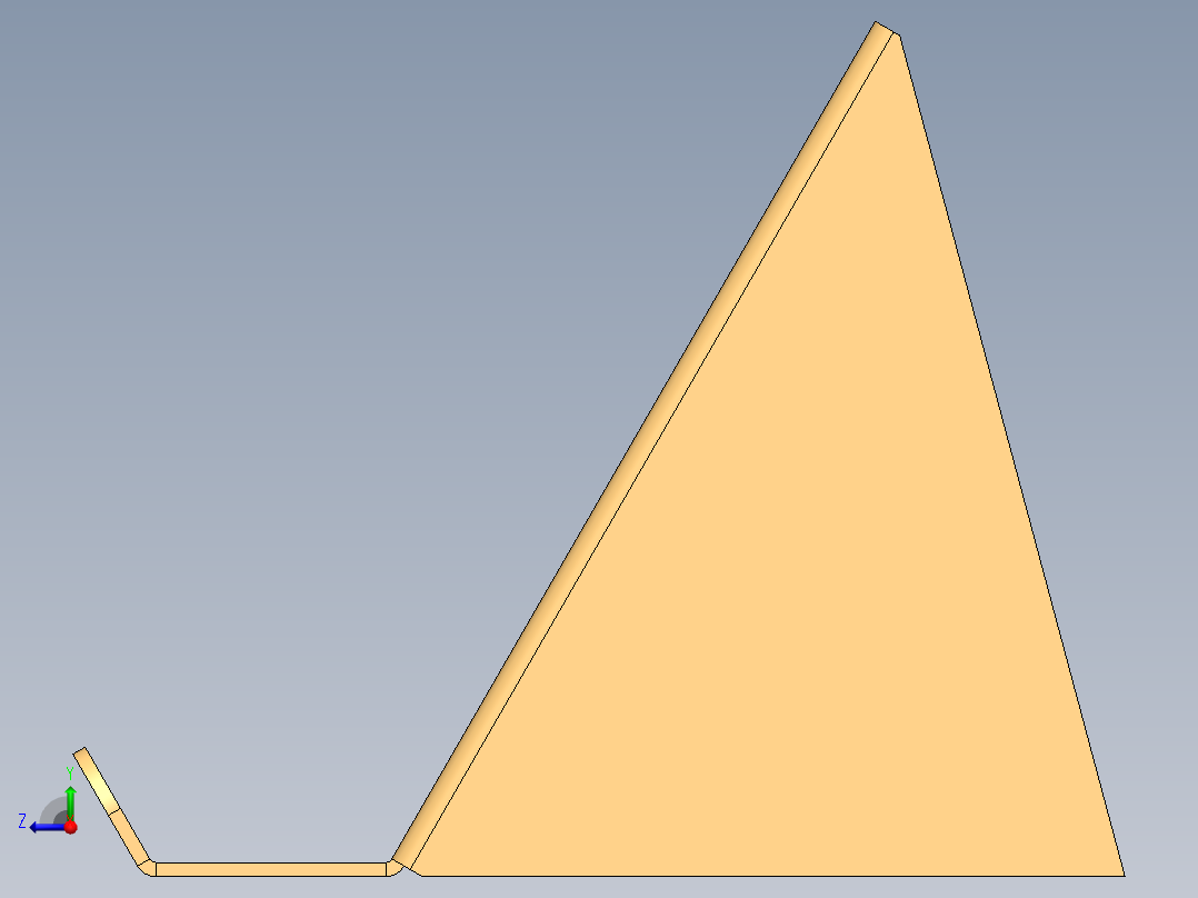 手机简易支架右视图