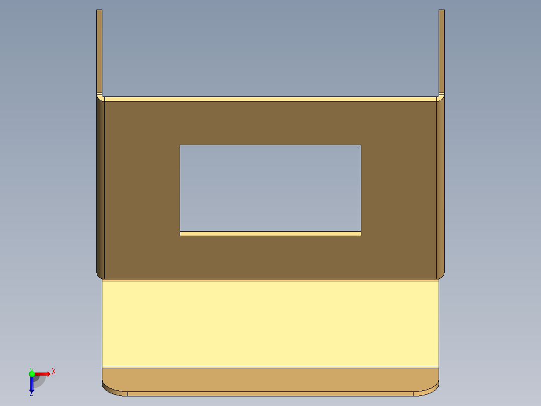 手机简易支架俯视图
