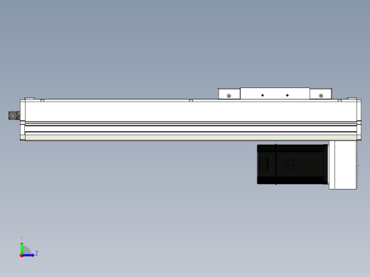 Toyo东佑达直线模组-ECH17-350-BM-750W左视缩略图