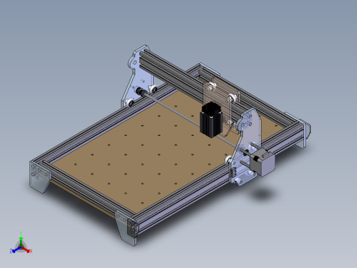 A17-DIY CNC laser engraver正等轴测缩略图