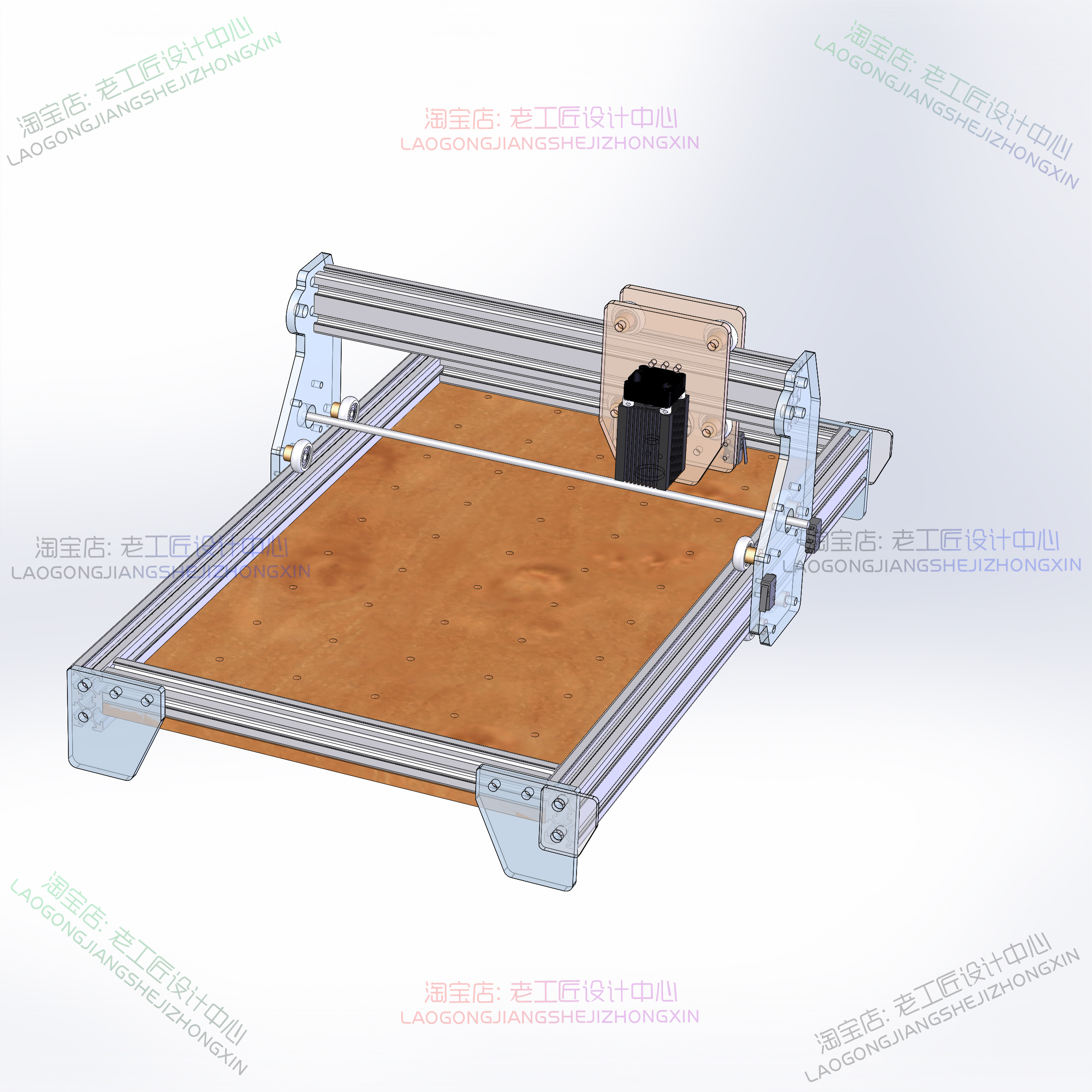 A17-DIY CNC laser engraver