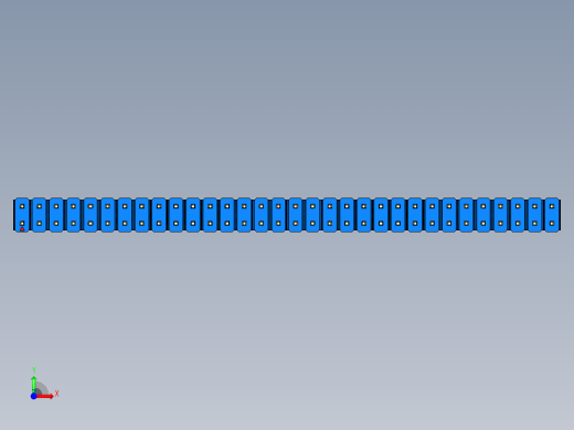 彩色公头100mil（2.54mm）系列-DS1021_blue_2x32p_100mil_Type5_rev1.0前视缩略图