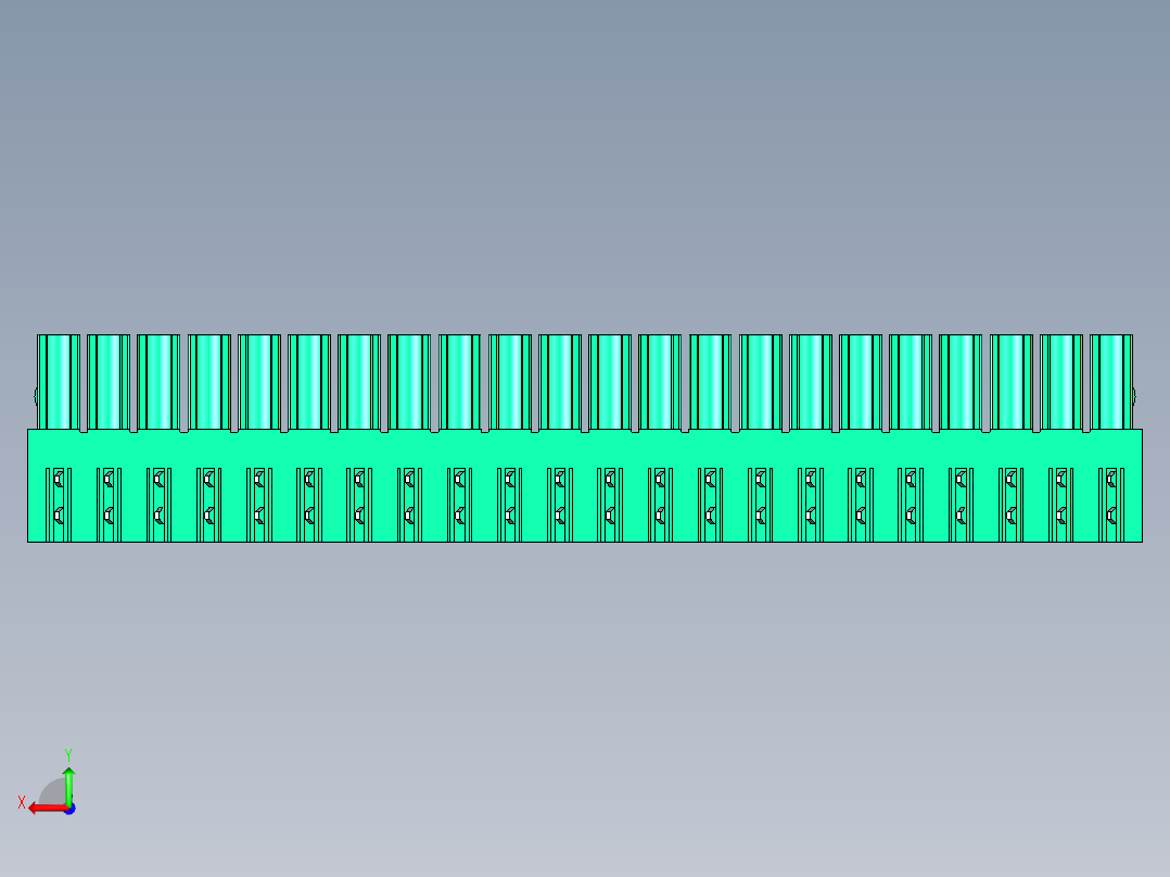DEGSON 15EDG 系列 3.5mm 插拔式接线端子 FullPack-15EDGA-3.5-22P-14-00AH后视图