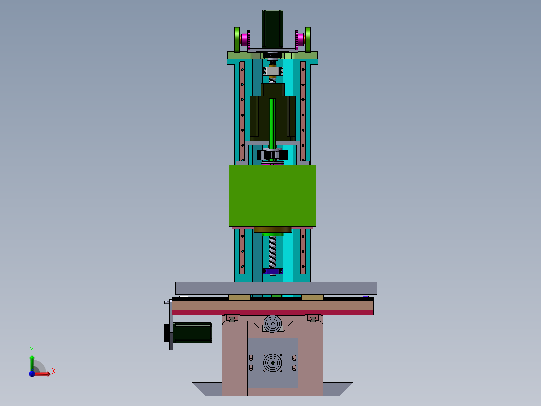 178数控机床前视图