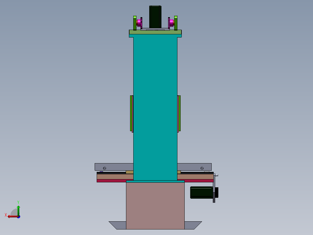 178数控机床后视图
