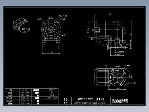 斜齿孔ZPGH090-L1 19-70-90-M6-6B KCZ19.DXF