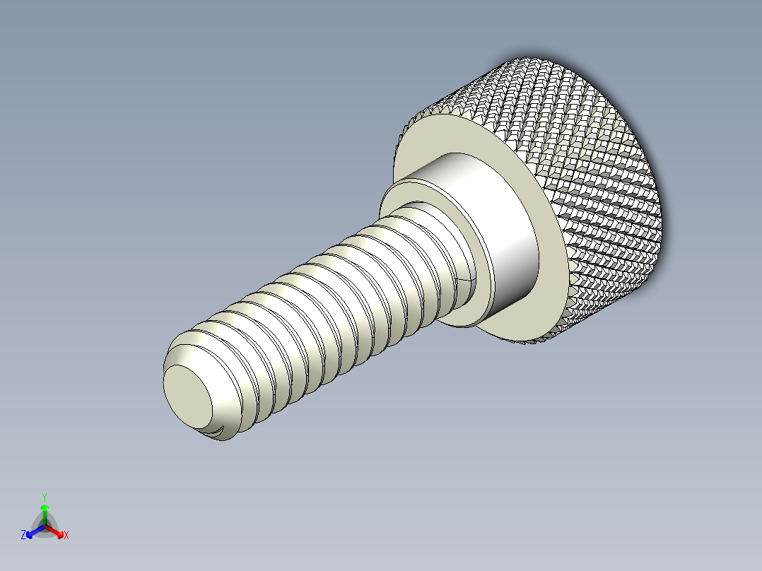 滚花指旋螺钉-M2 x 7mm