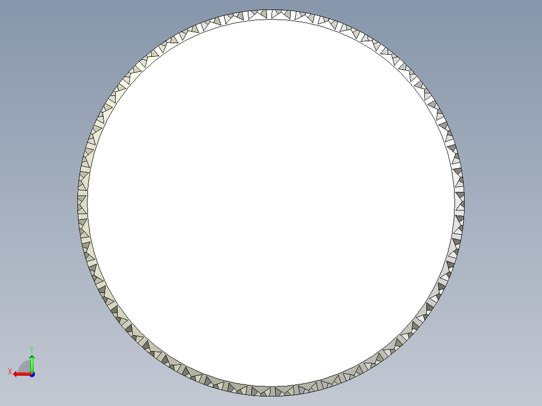 滚花指旋螺钉-M2 x 7mm后视图