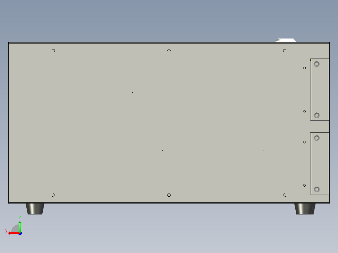 ARCCD12型控制柜-3D模型后视图