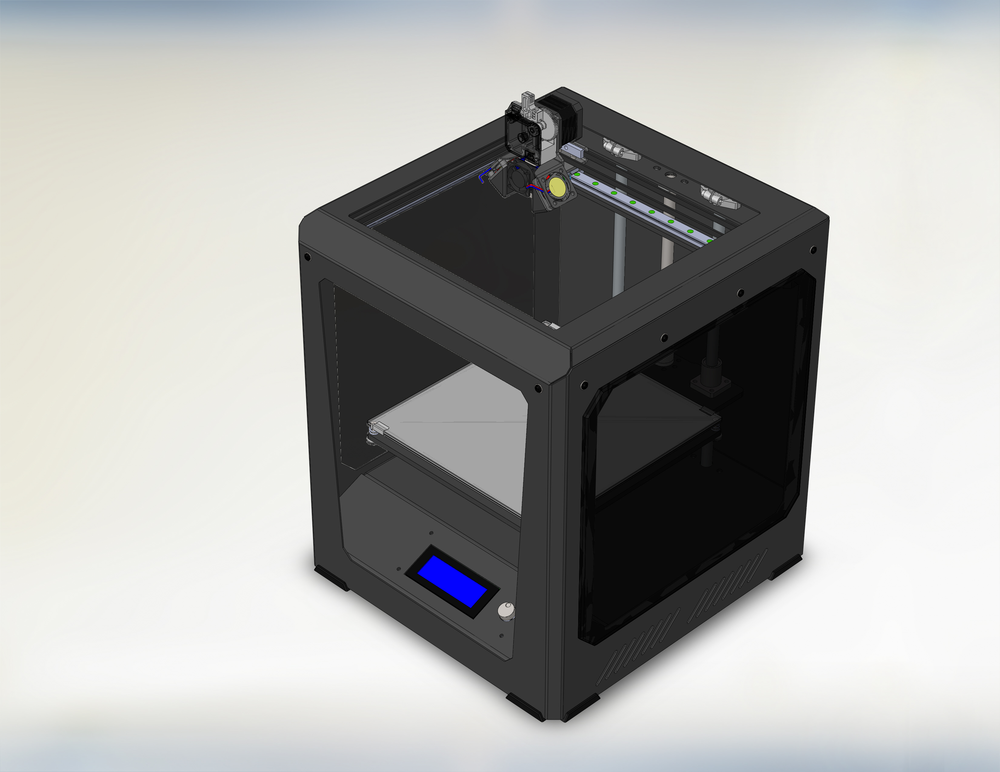 3D打印机250X250X300stp格式